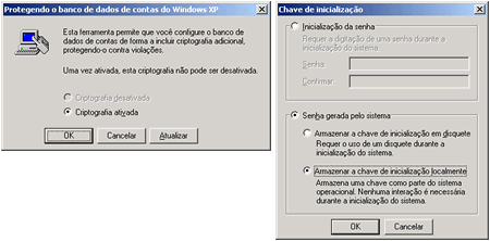 SysKey rodando no Windows XP