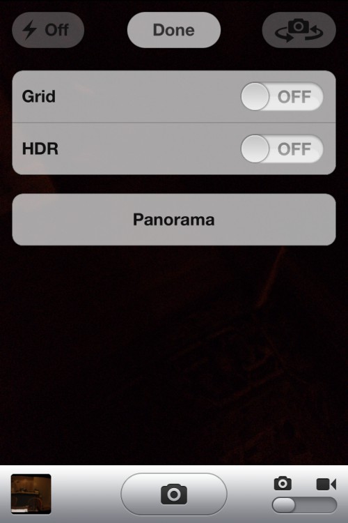 Modo Panorama no iOS 5