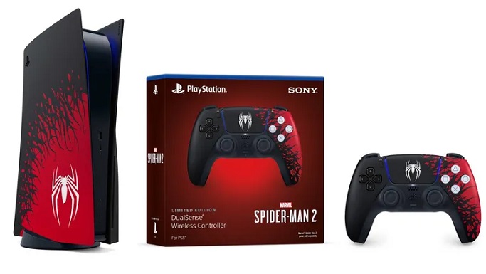 Controle Playstation 5 Edição Especial Spider Man 2 + Jogo