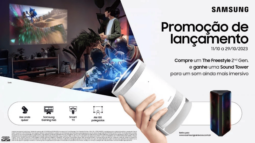 Promoção de lançamento Samsung