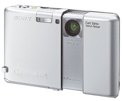 Sony CybertShot DSC-G1, a primeira câmera com 2GB de memória