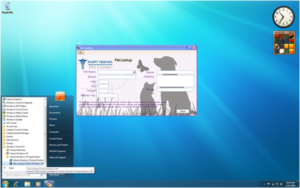 Windows 7 terá modo de virtualização do Windows XP