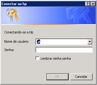 Tela de logon no Windows XP