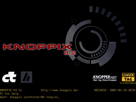 Novidades do Knoppix 3.2