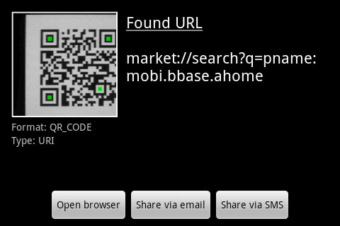 Barcode Scanner rodando no Android