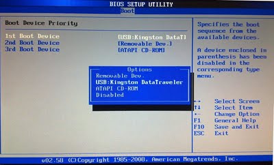 BIOS do Eee PC 701