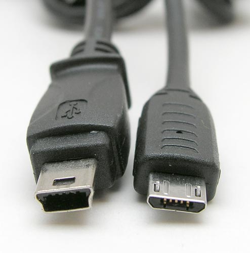Conectores USB-mini e USB-micro