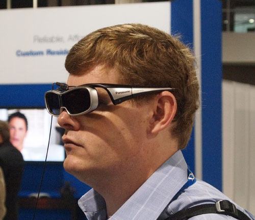Óculos 3D ativos da Panasonic