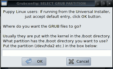 Instalação do GRUB no Puppy Linux 5.2.5