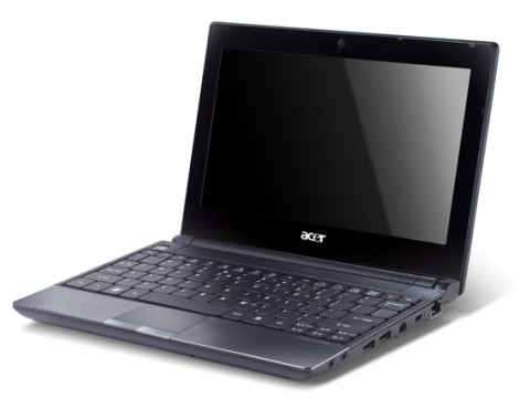 Netbook Acer Aspire One 521, baseado no AMD-105.