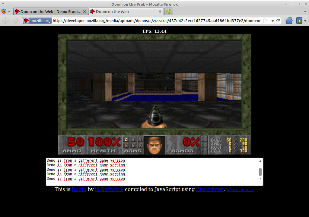 Doom é portado para a web, com JavaScript e HTML5