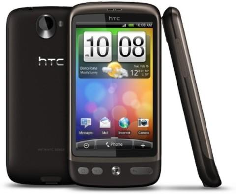HTC Desire, gerenciado pelo excelente sistema Android.