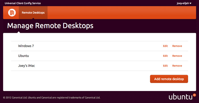 Remote Desktops