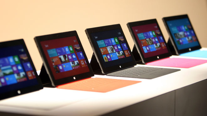 Tablets Surface da Microsoft
