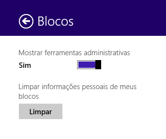 Ferramentas administrativas no Windows 8