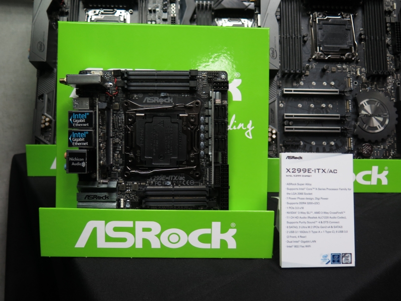 Computex 2017| ASRock apresenta a placa-mãe X299E-ITX/AC