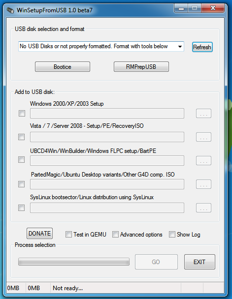 winsetup from usb pour windows 7