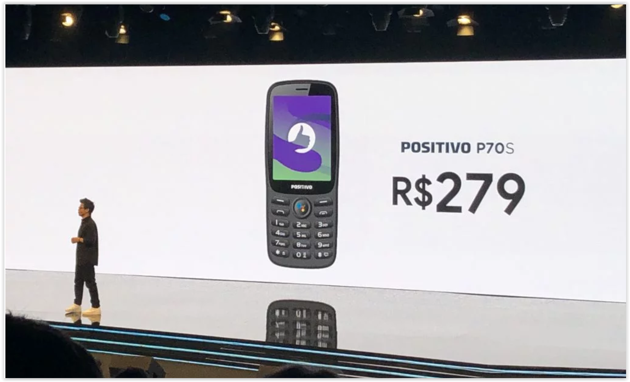 Positivo P70S, celular de R$ 280 com Google Assistente é lançado