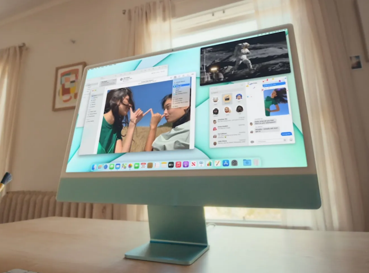 Tela do novo iMac