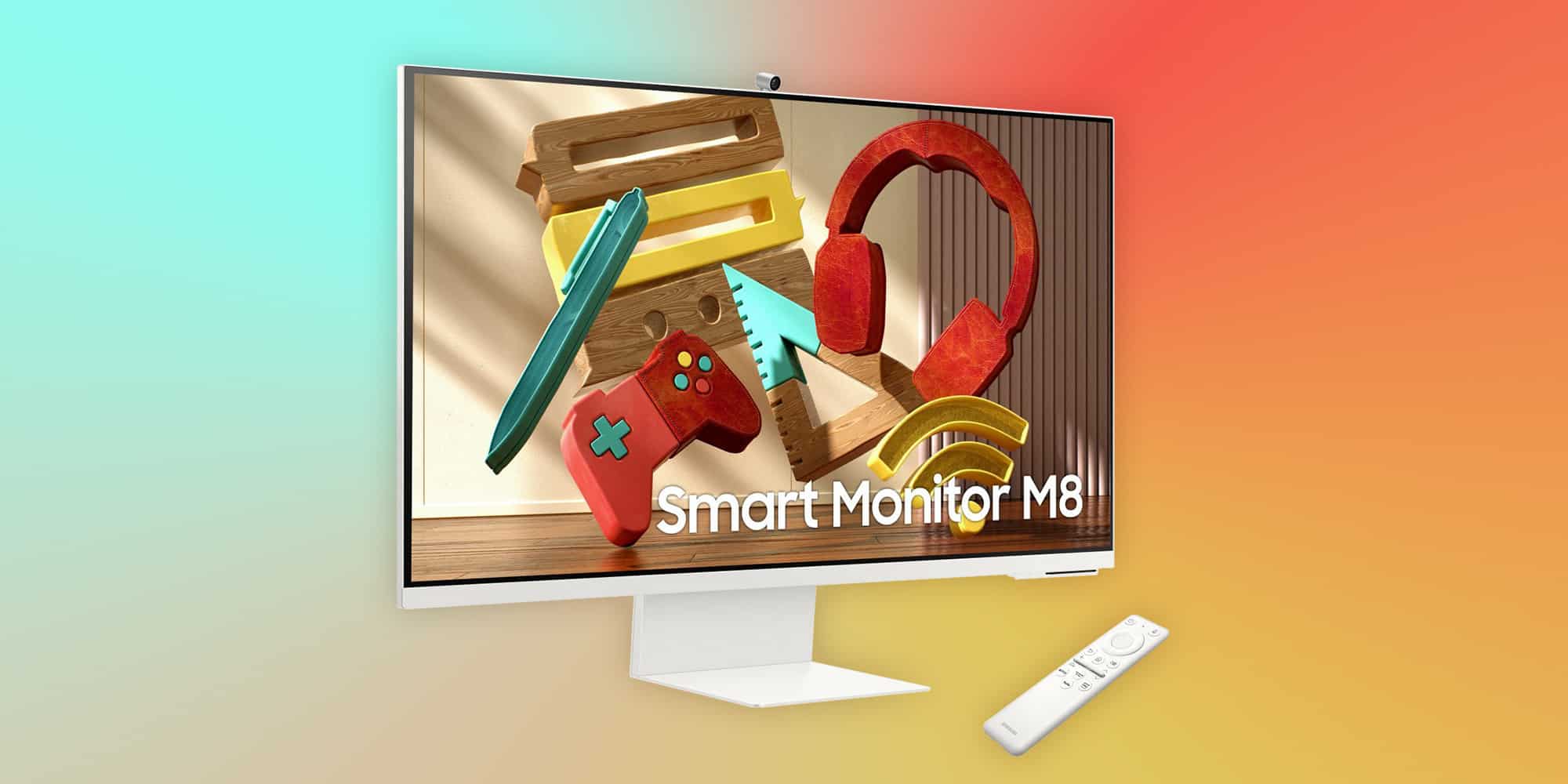 Conheça o Samsung M8, monitor inteligente de 32″ e webcam Full HD