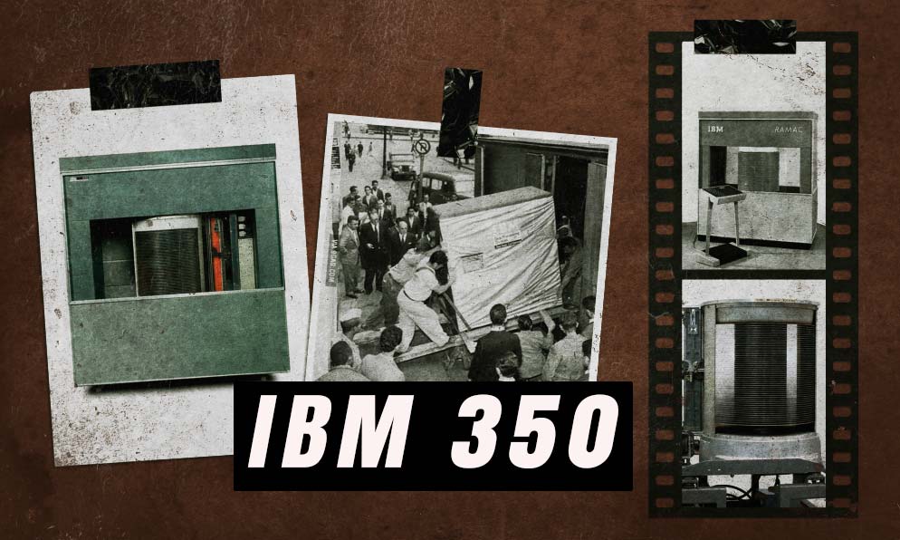 Uma lenda do armazenamento: história do IBM 350, o primeiro HD