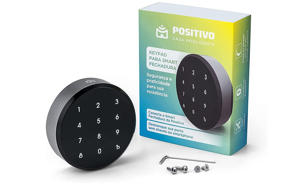 Positivo lança Smart Keypad, teclado numérico para fechadura inteligente