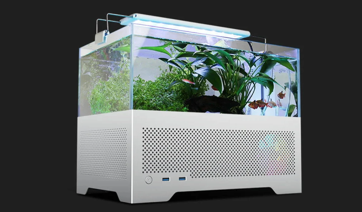 Este gabinete para PC também é um aquário, conheça o Y2 Fish Tank Chassi