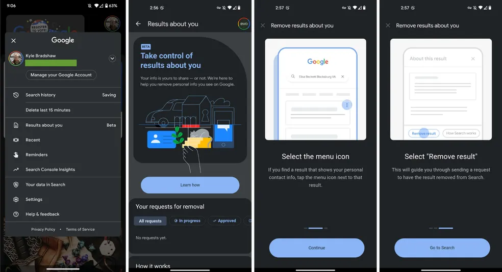Google lança ferramenta que mostra quais dados pessoais você está  compartilhando - Blue Bus