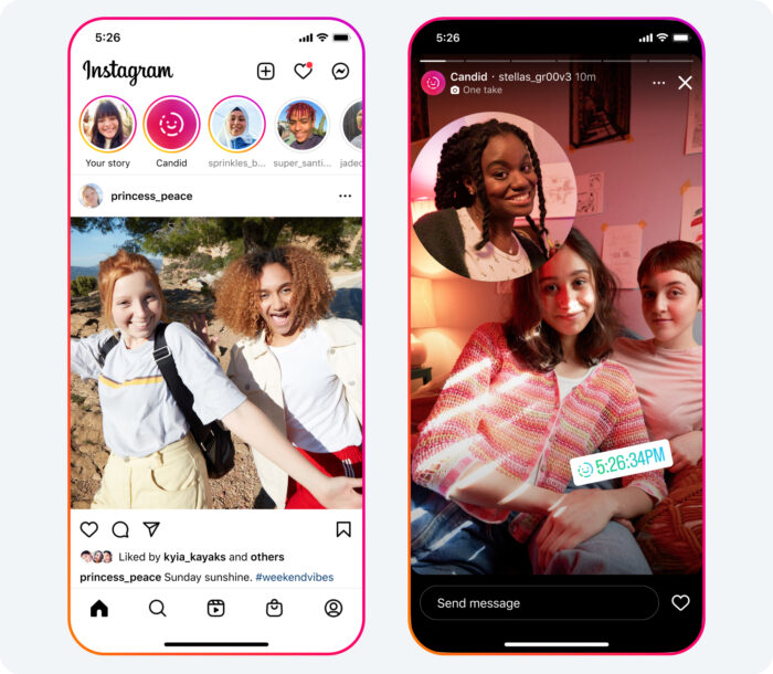 Instagram Stories ganha nova câmera com modo Criar e recurso #tbt