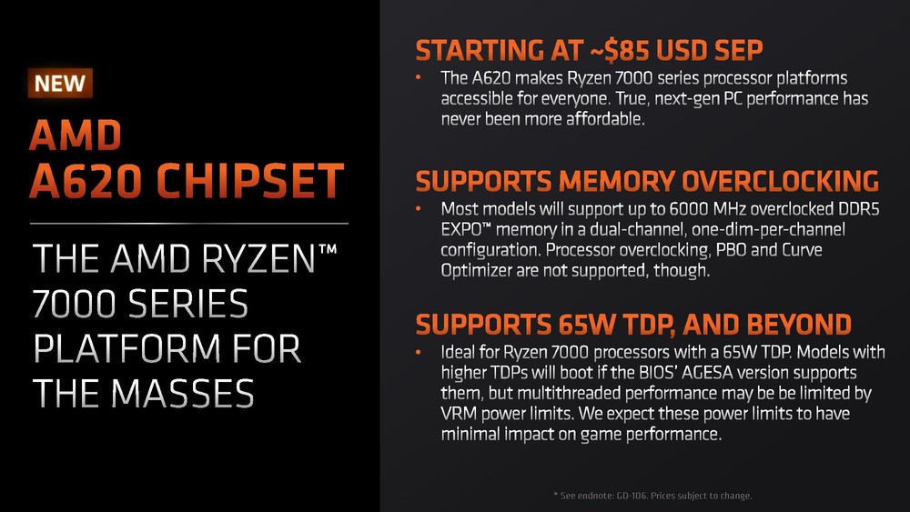 AMD lança placas-mãe de entrada A620 para democratizar linha Ryzen 7000 1 663552