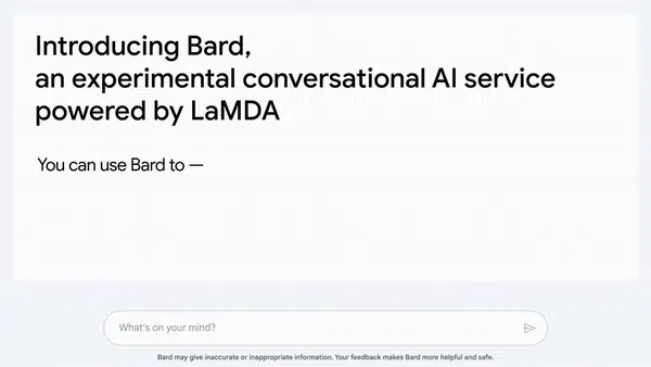 Funcionários do Google consideram IA Bard "pior que inútil" e um "mentiroso compulsivo" 1 google bard