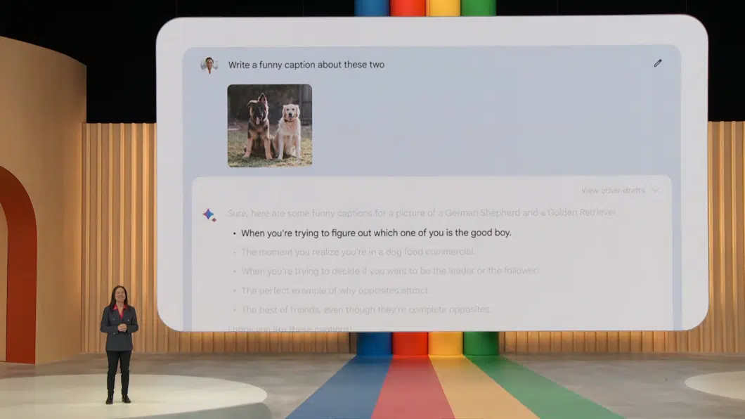Google Bard é lançado em 180 países e agora até sabe escrever códigos 1 google keynote google i o 23 1 38 0 screenshot 1060x596 1
