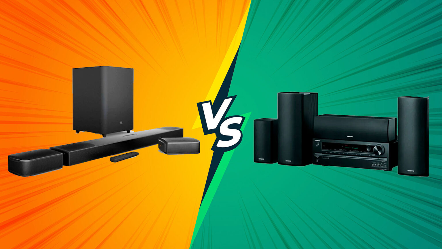 diferença entre soundbar e home theater?