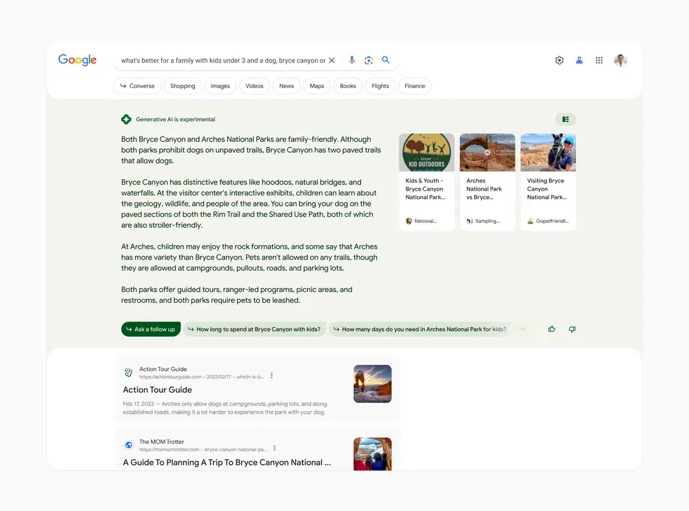 Google Bard é lançado em 180 países e agora até sabe escrever códigos 3 iom brycecanyon desktop launch width 1000 format webp