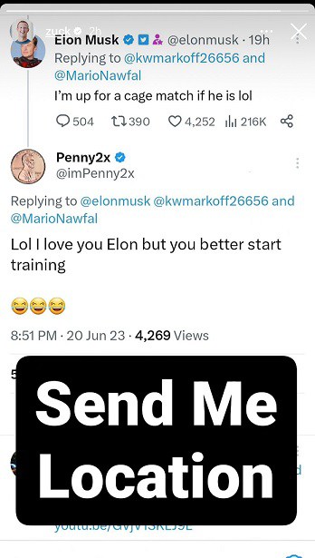 Mark Zuckerberg aceita desafio para lutar contra Elon Musk 2 Elon Musk e Mark Zuckerberg