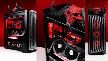 PC gamer inspirado em Diablo IV