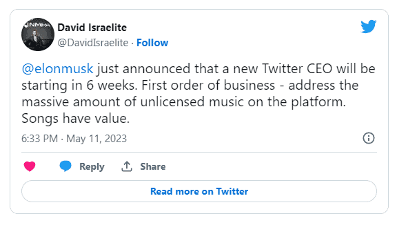 Gravadoras como Sony, Warner e Universal Music estão processando o Twitter por violação de direitos autorais 3 print