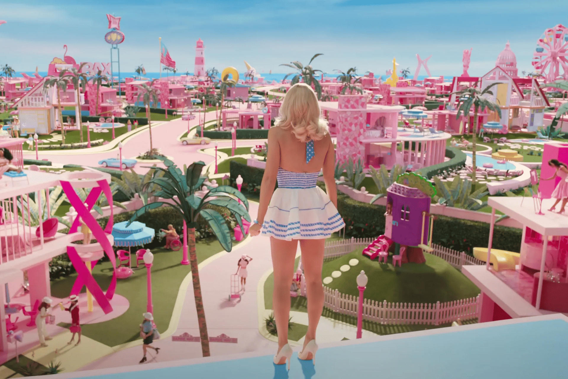 Inteligência artificial recria pontos turísticos no universo de Barbie