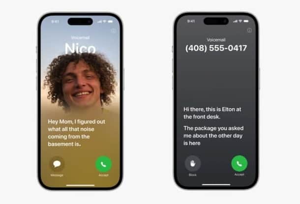 iOS 17 Beta é lançado para testadores, confira o que vem por aí! 5 Correio de voz ao vivo