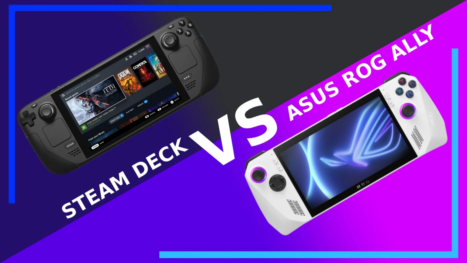 Steam Deck vs ROG Ally