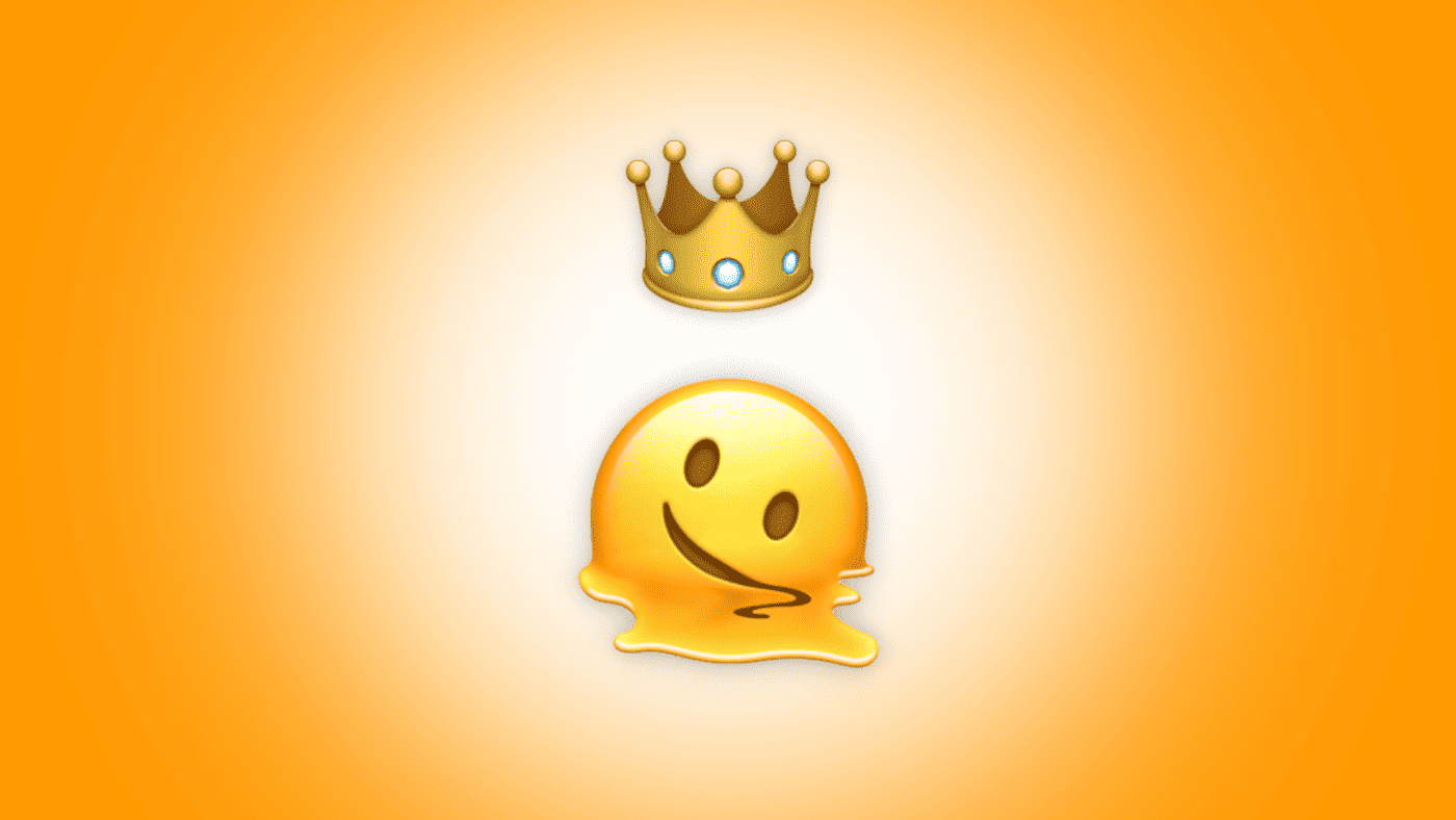 “Carinha derretendo” foi eleito o Emoji do Ano em 2023