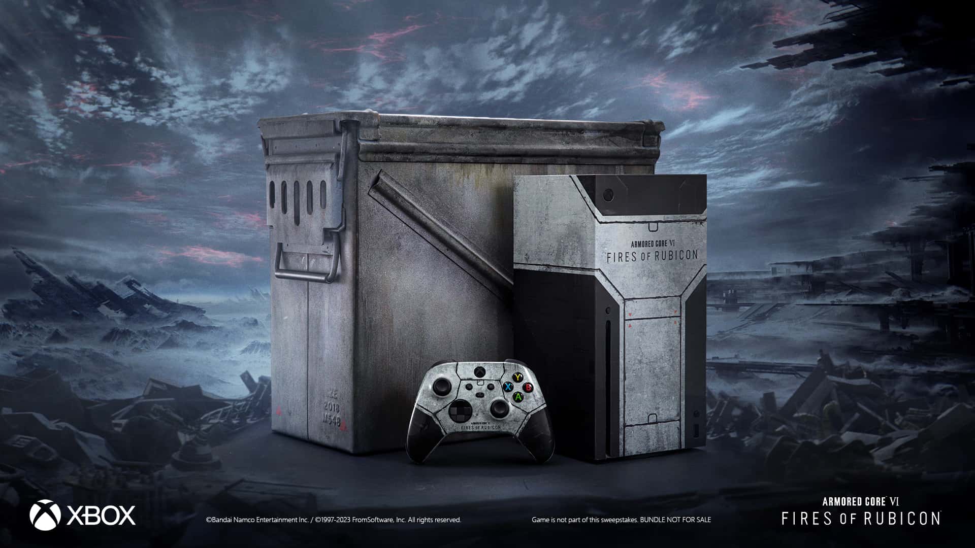 Veja como participar: Microsoft está sorteando um Xbox Series X com tema de Armored Core VI: Fires of Rubicon