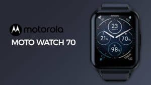 Motorola lança no Brasil o smartwatch Moto Watch 70; confira detalhes e preço