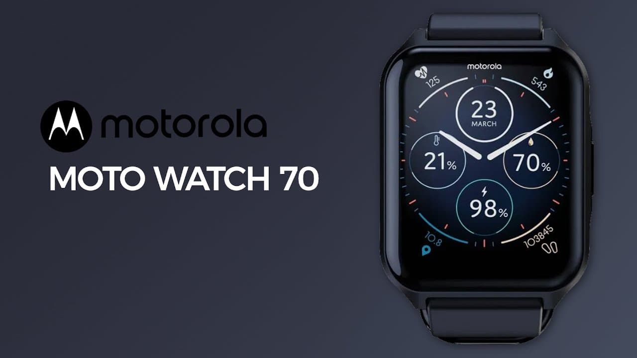 Motorola lança no Brasil o smartwatch Moto Watch 70; confira detalhes e preço