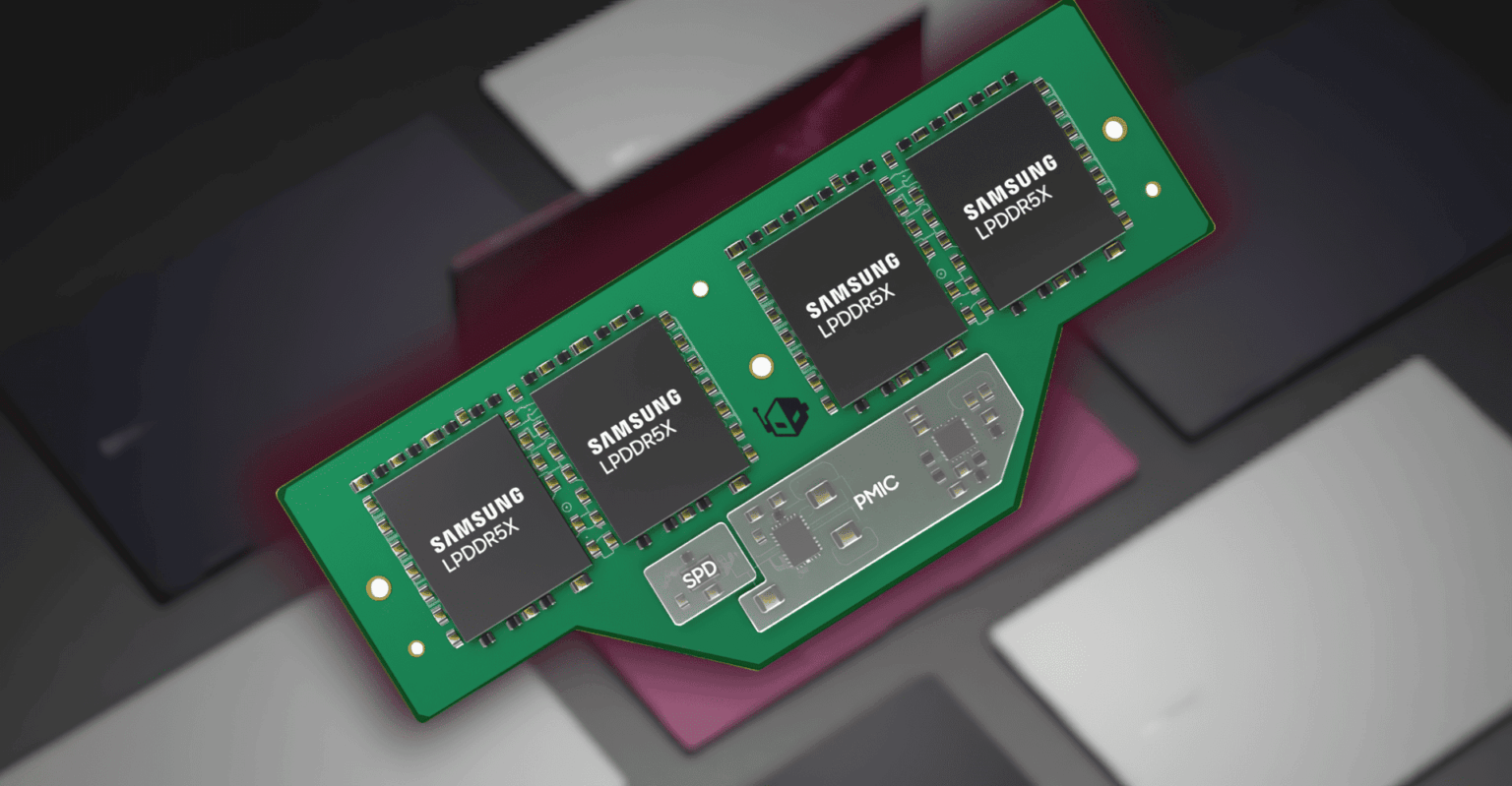 Memória RAM LPCAMM da Samsung