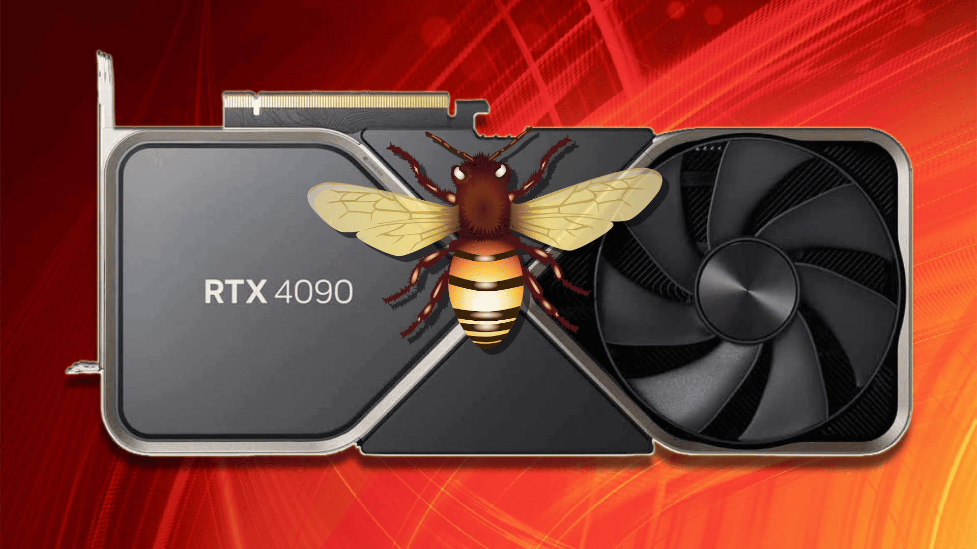 Técnico relata caso de reparo em RTX 4090 que tinha um inseto sob a GPU