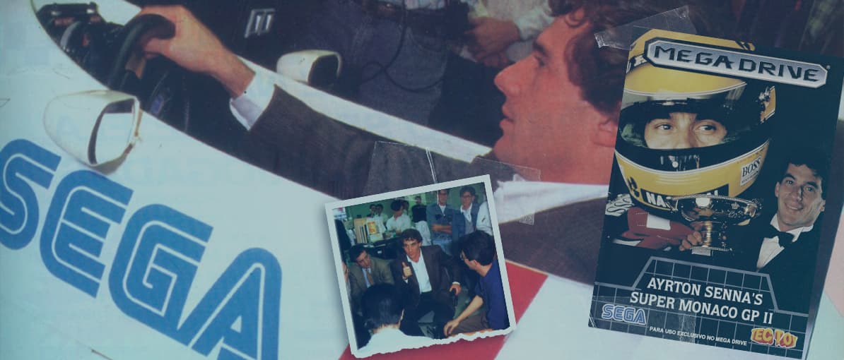 O dia em que Ayrton Senna visitou a SEGA: relembre a colaboração do lendário piloto no Super Monaco GP II