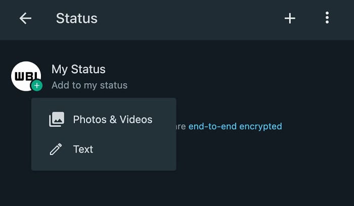 Versão beta do WhatsApp Web já permite postar status no navegador 1 WhatsApp Web