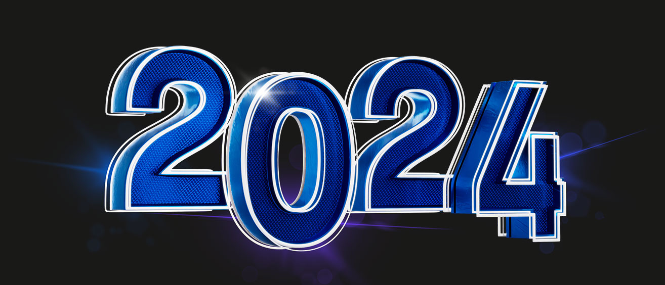 Feliz ano novo, que seu 2024 seja incrível!!