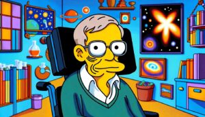 Inteligência artificial imagina cientistas famosos com estilo dos Simpsons